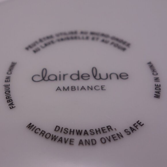 Set of Two claire de lune AMBIANCE Dishwasher Microwave Oven Safe Ceramic Bowls - Picture 4 of 5